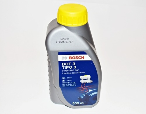 Liquido De Freno Bosch Tipo Dot 3 500 Ml