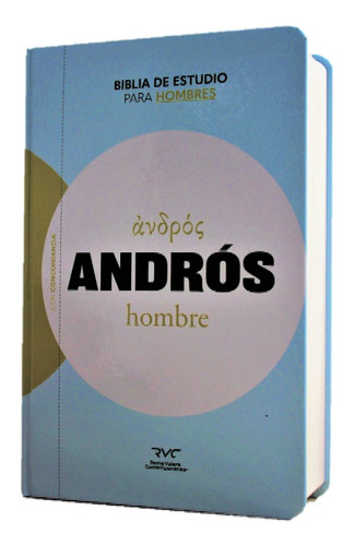 Biblia Rvc Estudio Andrós Hombres Tapa Dura Rvc066eecti