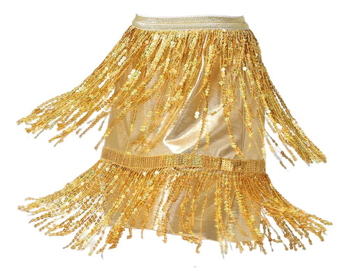 Falda De Danza Del Vientre Para Mujer, Faldas Con M Dorado