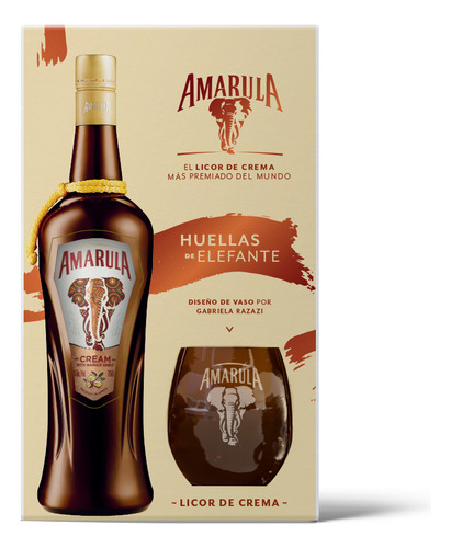 Licor De Crema Amarula Botella 750cc + Vaso