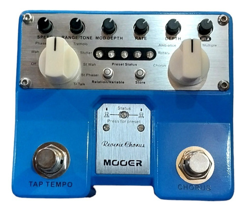 Pedal De Efectos Mooer Twin Series Reverie Chorus 5 Efectos