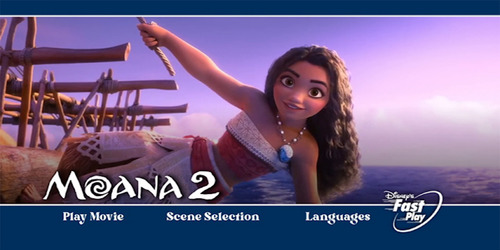 Moana 2 Dvd Latino/ingles