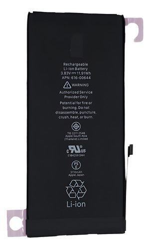 Bateria Pila Compatible Con Iphone 11, A2111 3110 Mah