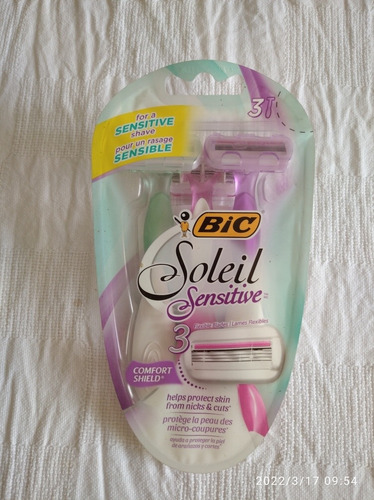 Imagen 2 de 6 de Afeitadoras Desechable Para Damas , Pack De 3 Unidades Bic