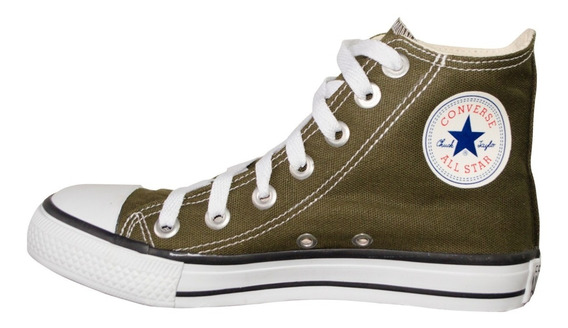 tenis converse verde militar