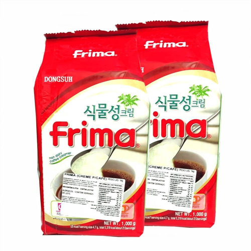 2 Creme Para Café Importado Frima 1kg Promoção!