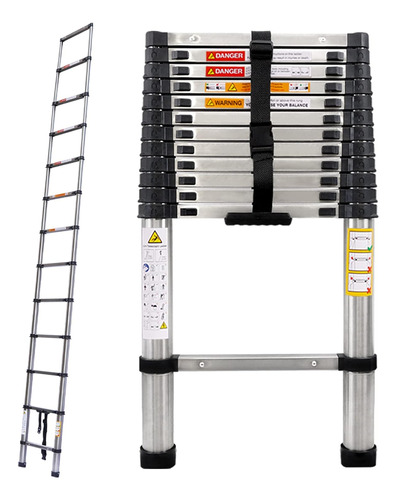 Escalera De Extensión Telescópica De Alta Resistencia