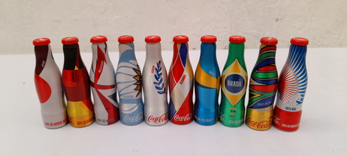 Colección Mini Botellas Del Mundo Brasil 2014 De Coca Cola 