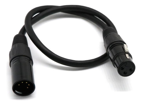 5 Pines Macho A Hembra Xlr Conector Cable Adaptador