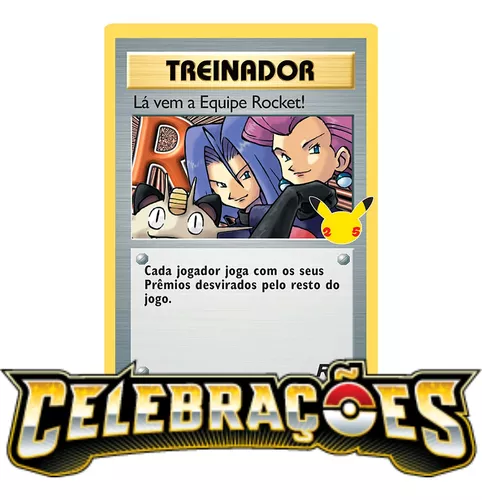 Carta Pokémon Zapdos Da Equipe Rocket - Celebrações 25 Anos