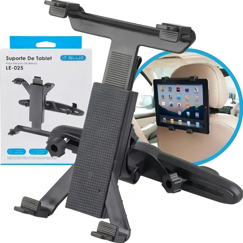 Suporte Tablet/iPad Veicular Encosto Cabeça Banco Carro