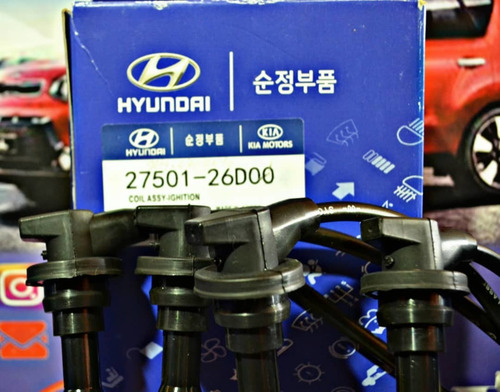 Juego Cable Bujias Hyundai Elantra - Getz 1.6 Original 22v