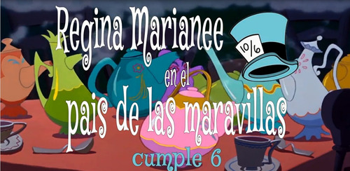 Invitacion En Video De Alicia En El País De Las Maravillas