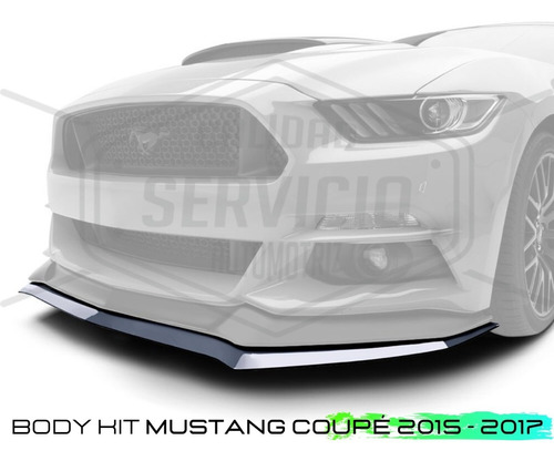 Lip Delantero Air Desing Para Ford Mustang Coupé 2015-2017