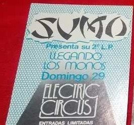 Sumo   Show  Llegando Los Monos  Electric Circus Años 80