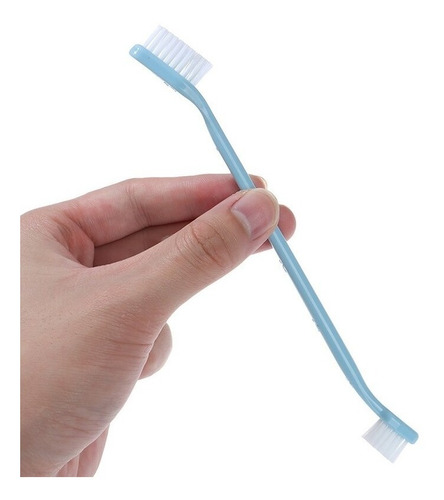 Cepillo De Dientes Doble Largo Para Perros Y Gatos X2