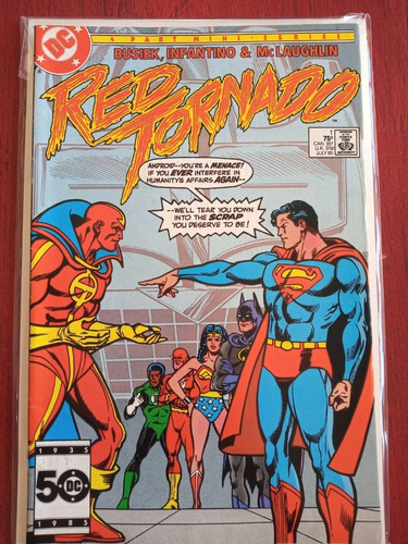 Red Tornado 1 Issue Ingles 1985 Impecable