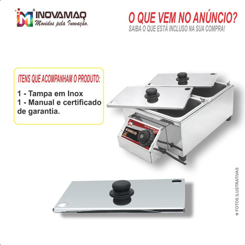 Imagem 2 de 6 de Derretedeira Multiuso Ideal P/ Chocolate 2x 2,5l - Inovamaq
