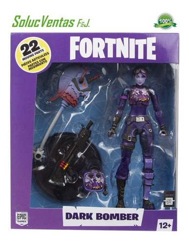 Fortnite Dark Bomber Figura De Acción Original 100%