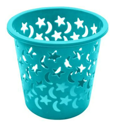 Bote De Basura Chico Diseño Stars 3 Colores 2 Piezas Agua