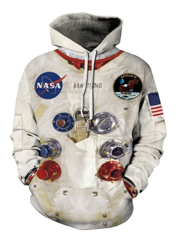 Astronauta Sudadera Neil Armstrong Nasa Para Cosplay Adultos