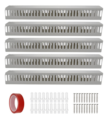 Risbay Kit De Conductos De Alambre, Kit De Canaleta De Cable