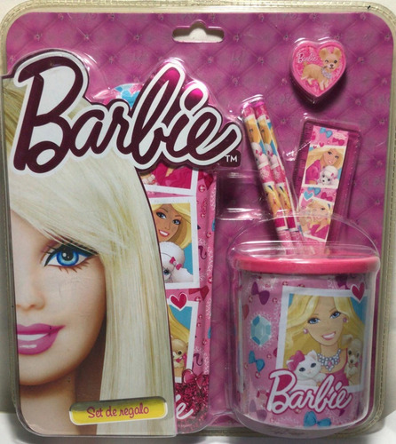 Barbie Set De Regalo Escolar C/lapicero Bb887 Srj