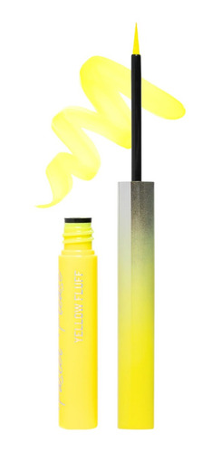 Delineador Líquido Liquid Eyeliner Beauty Creations Amarillo