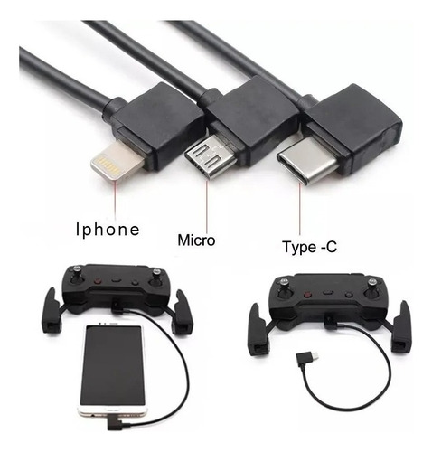 Otg Drone Dji Spark Mavic Micro Usb Tipo C Spark Cable