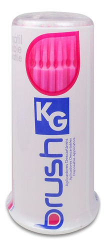 Kg Brush Microbrush 1.5mm C/ 100un Cor Pink