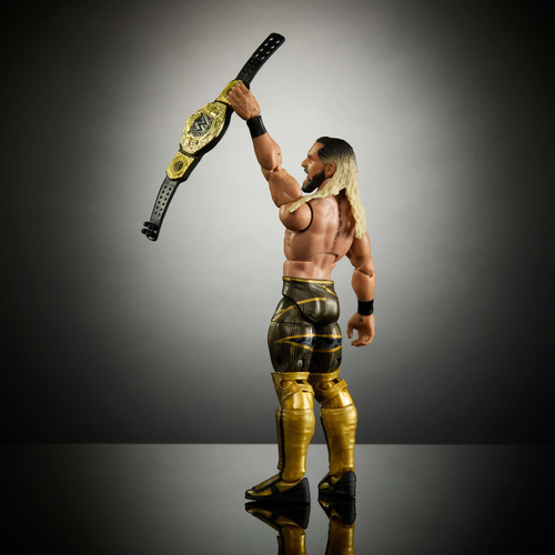 Mattel Wwe Elite Figura De Acción Y Accesorios, 6 Pulgadas Coleccionables Seth Rollins Con 25 Puntos De Articulación, Aspecto Realista Y Manos Intercambiables