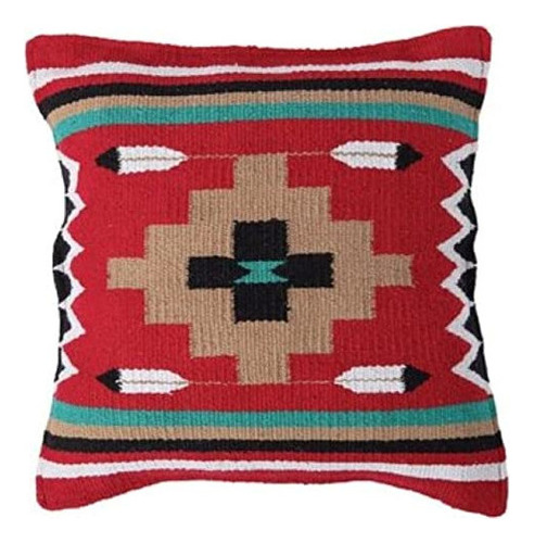 Fundas De Almohada Aztecas Tejidas A Mano Del Suroeste, Colo