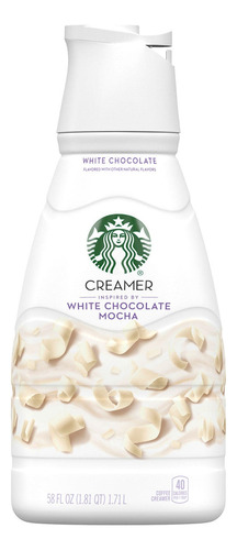 Crema Para Café Starbucks White Chocolate Mocha 1.7 L