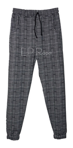 Pantalon Jogger Cuadros Moda Casual Hombre Juvenil