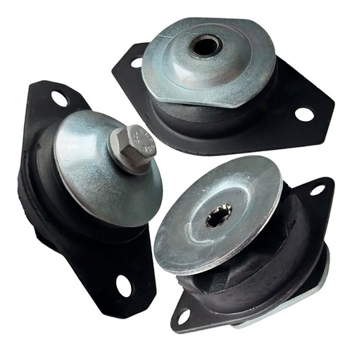 Imagem 1 de 3 de Kit Coxim Motor Cambio Uno Mille 1.0 1.3 01 02 03 04 05 06