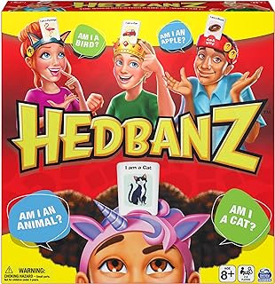Spinmaster Hedbanz, Juego De Adivinanzas De Imágenes Para Ni