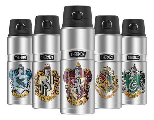 Vaso Termico Harry Potter Gryffindor Escudo Acero Inoxidable