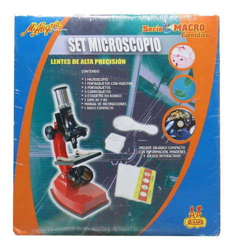 Imagen 6 de 8 de Mini Microscopio 100x 200x 300x Juguete Ciencia Mi Alegria