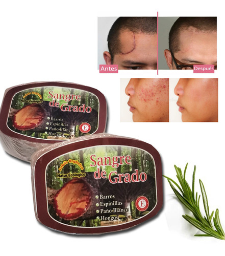 Jabón De Sangre Grado Cicatrizante, Acné, Antiinflamatorio