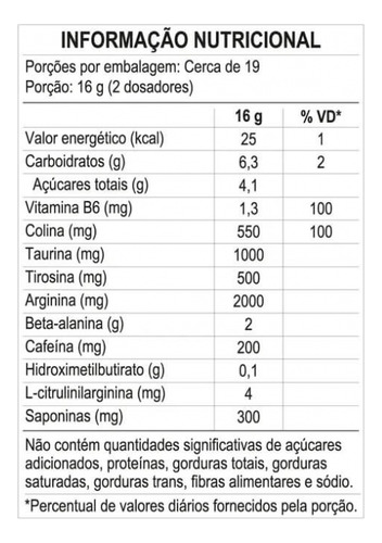 Beastdop Energy Drink (300g) - Sabor: Frutas Amarelas Frutas Amarelas 300 Gr