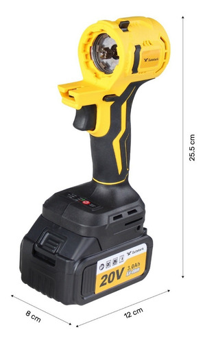 Taladro Inalambrico Tool Combo 5 En 1 Cabezales Multiusos Color Amarillo Frecuencia 2400 rpm