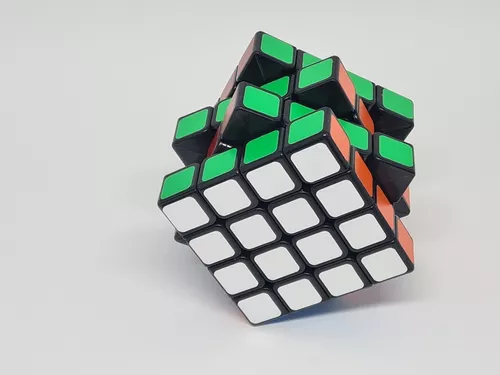 Cubo Magico 4x4 Profissional Giro Rápido Jiehui Adesivado