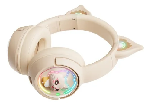 Audífonos Onikuma Kitty Ear B5 Gamer Rosa