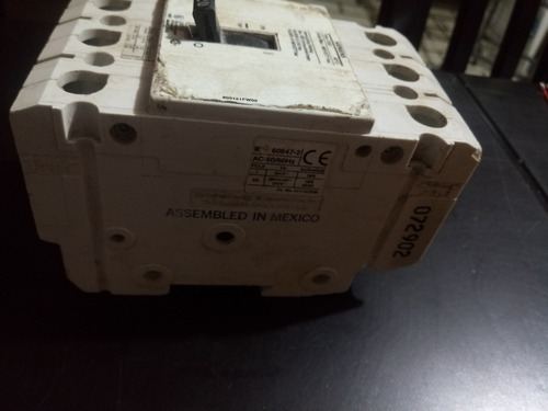Interruptor Termomagnetico 20 Amperes 3 Polos (Usado)