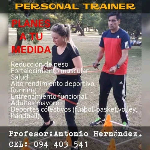 Imagen 1 de 10 de Personal Trainer/ Entrenador Personal.