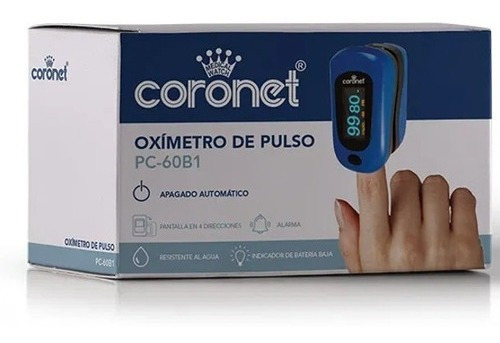 Coronet Oxímetro De Pulso Creative Pc60 B1 Con Curva 1u
