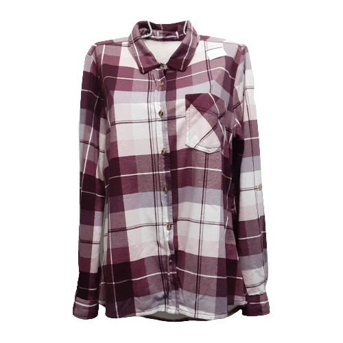 Blusa Camisa Cuadros Mujer Talla L