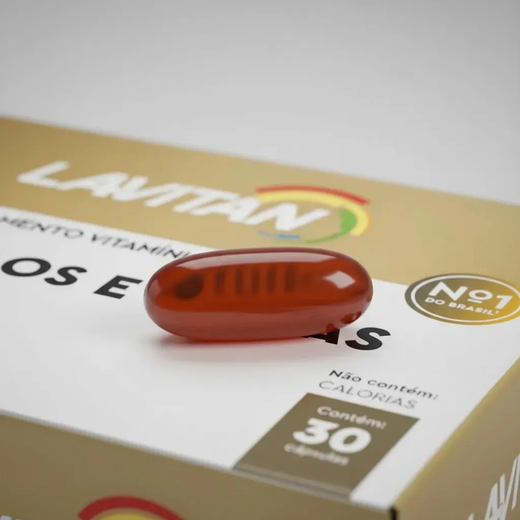 Lavitan Vitamina Para Cabelos E Unhas Com 30 Cápsulas Sem Sabor
