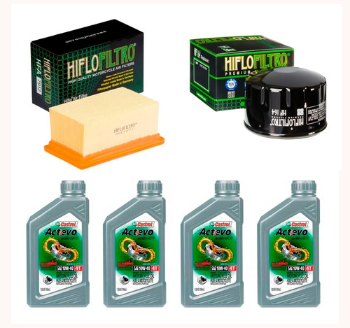 Kit Service Filtro Y Aceite Bmw R 1200 Gs 04 Hiflofiltro Ryd