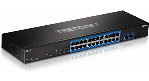 Conmutador Trendnet Teg 30262 24 Puertos Gigabit+ranuras 10g